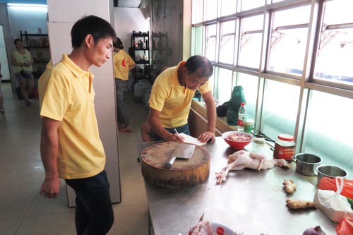 虎門煲仔飯培訓學員學習過程